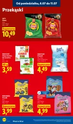 Gazetka promocyjna Lidl - Gazetka ważna od 6.07 do 8.07 - Gazetka - ważna od 08.07 do 08.07.2026 - strona 72 - produkty: Hummus, Mus, Beko, Beskidzki, Chipsy, Precelki, Lay’s, Beskidzkie paluszki