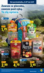 Gazetka promocyjna Lidl - Gazetka ważna od 6.07 do 8.07 - Gazetka - ważna od 08.07 do 08.07.2026 - strona 73 - produkty: Mus, Gra, Plecak, Smoothie, Grafika