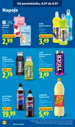Gazetka promocyjna Lidl - Gazetka ważna od 6.07 do 8.07 - Gazetka - ważna od 08.07 do 08.07.2026 - strona 74 - produkty: Ser, Mus, Napój energetyczny, Napoje, Tiger, Schweppes, Napój izotoniczny, Napój gazowany, Oshee, Deser, Napój