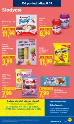 Gazetka promocyjna Lidl - Gazetka ważna od 6.07 do 8.07 - Gazetka - ważna od 08.07 do 08.07.2026 - strona 81 - produkty: Goplana, Ciastka, Por, Gra, Jeżyki, Portal, LANA, Laur, Mola, Mentos, Kinder, Kokos