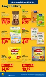 Gazetka promocyjna Lidl - Gazetka ważna od 6.07 do 8.07 - Gazetka - ważna od 08.07 do 08.07.2026 - strona 84 - produkty: Tchibo, Torebka, Earl Grey, Kawa rozpuszczalna, Kawa, Herbata czarna, Lipton, Herbata, Fa