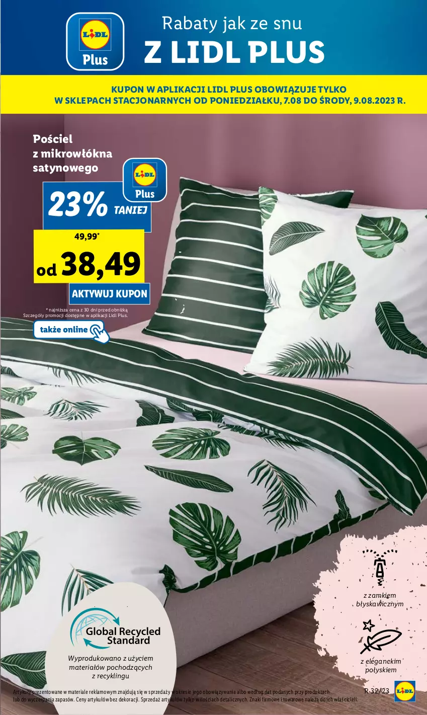 Gazetka promocyjna Lidl - GAZETKA - ważna 07.08 do 12.08.2023 - strona 75 - produkty: Mop, Pościel