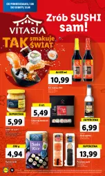 Gazetka promocyjna Lidl - GAZETKA - Gazetka - ważna od 12.08 do 12.08.2023 - strona 34 - produkty: Ryż do sushi, Sos, Ryż, Ocet ryżowy, Kuchnia, House of Asia, Sos sojowy, Sushi, Ocet, Imbir, LG