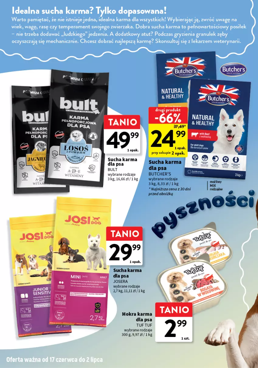 Gazetka promocyjna Intermarche - Gazetka Intermarche - ważna 17.06 do 02.07.2025 - strona 2 - produkty: Butcher's, Josera, Mokra karma, Por, Ser, Sucha karma