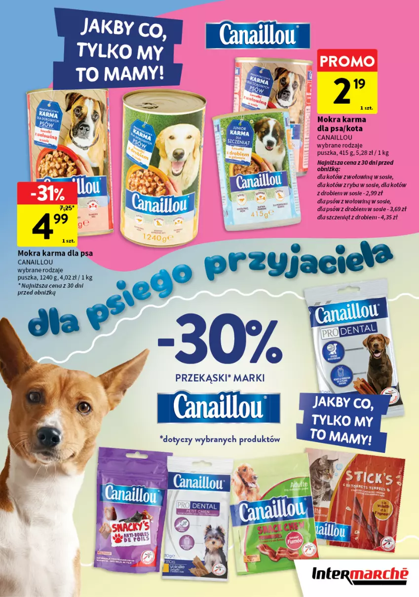 Gazetka promocyjna Intermarche - Gazetka Intermarche - ważna 17.06 do 02.07.2025 - strona 3 - produkty: Canaillou, Mokra karma, Ryba, Sos