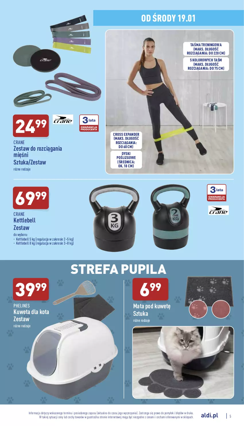 Gazetka promocyjna Aldi - Katalog Moda i Dom - ważna 19.01 do 22.01.2022 - strona 5 - produkty: Bell, Fa, Kuweta