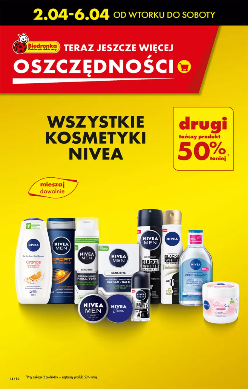 Gazetka promocyjna Biedronka - Od poniedzialku - ważna 08.04 do 13.04.2024 - strona 14 - produkty: Nivea, Tera