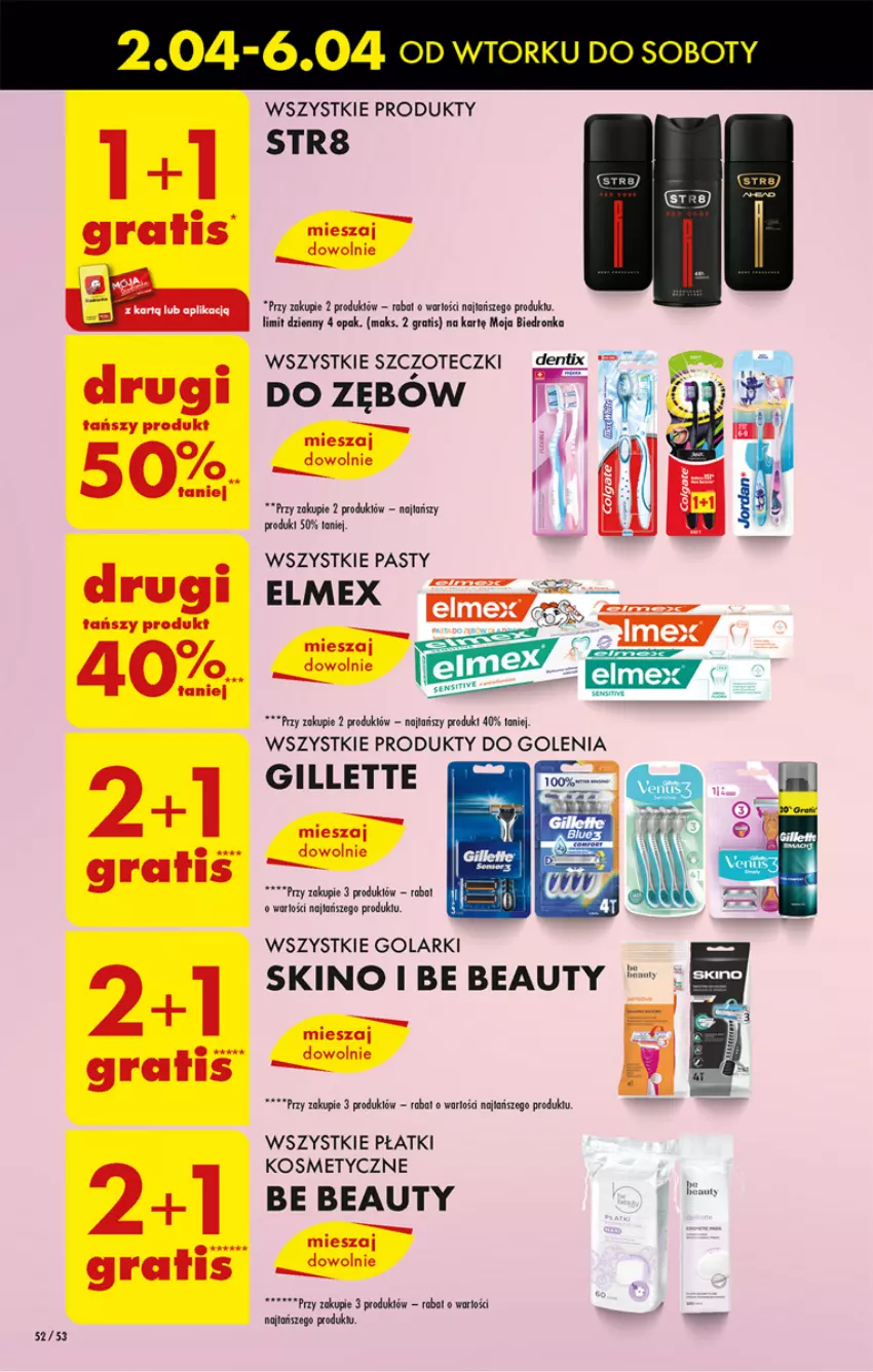 Gazetka promocyjna Biedronka - Od poniedzialku - ważna 08.04 do 13.04.2024 - strona 58 - produkty: Be Be, Dron, Gillette, Gra, Płatki kosmetyczne, Str8