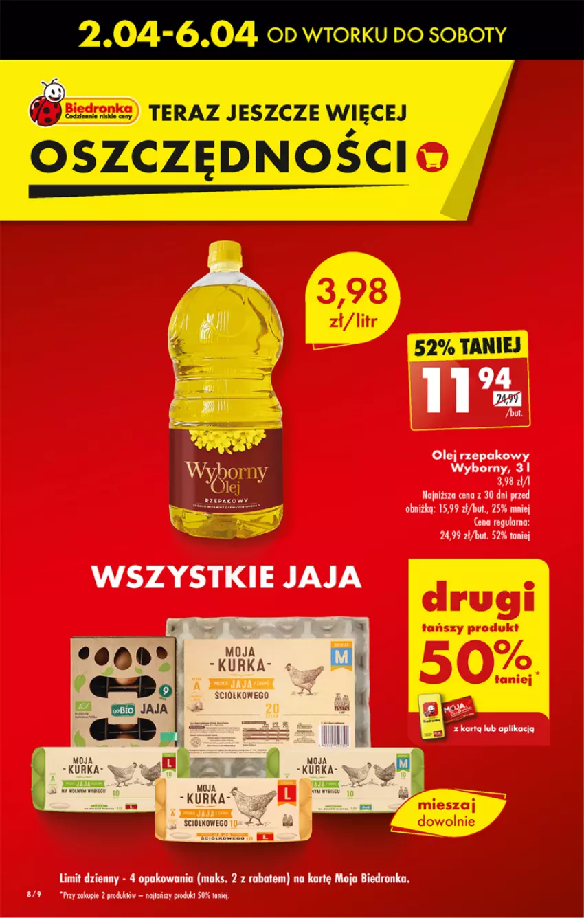 Gazetka promocyjna Biedronka - Od poniedzialku - ważna 08.04 do 13.04.2024 - strona 8 - produkty: Dron, Olej, Olej rzepakowy, Silan, Tera