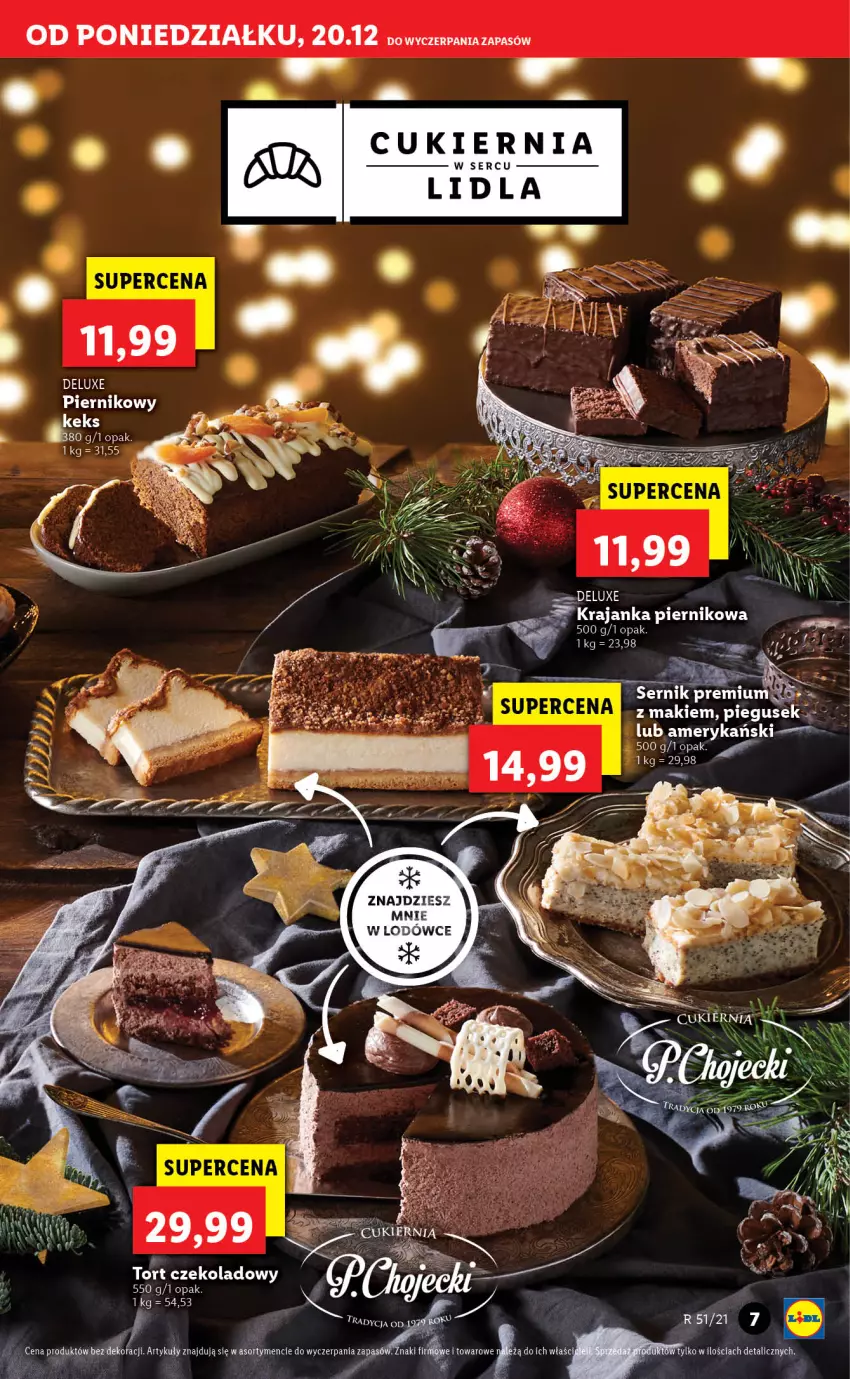 Gazetka promocyjna Lidl - GAZETKA - ważna 20.12 do 24.12.2021 - strona 7 - produkty: Cukier, Piernik