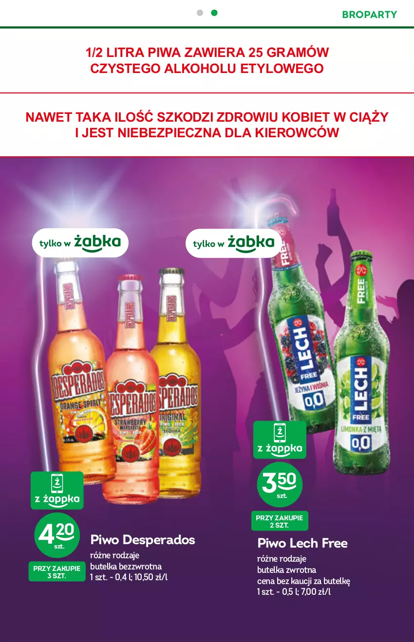 Gazetka promocyjna Żabka - ważna 10.11 do 23.11.2021 - strona 15 - produkty: Desperados, Gra, Piec, Piwa, Piwo