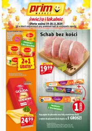 Gazetka promocyjna Prim Market - Gazetka - ważna od 20.11 do 20.11.2024 - strona 1 - produkty: Piec, Ser, Por, Papier, Papryka, Pasztet, Podlaski, Rękaw do pieczenia, Gouda, Papier do pieczenia, Folia aluminiowa