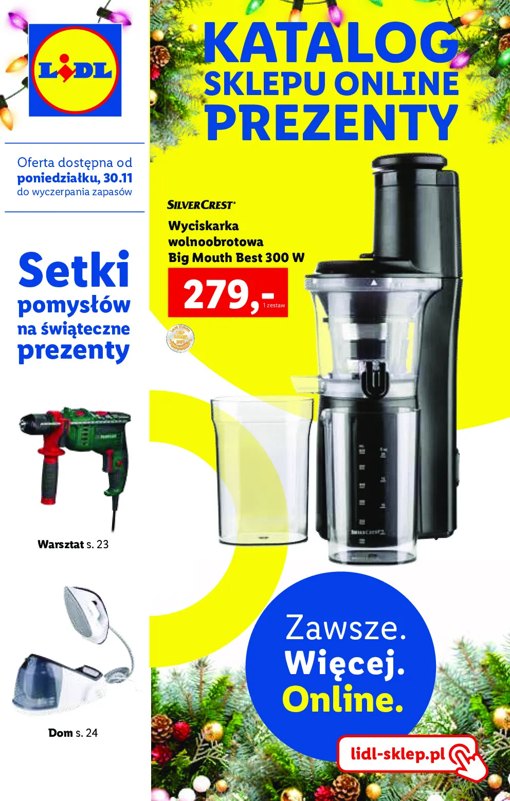 Gazetka promocyjna Lidl - Prezenty online - ważna 01.12 do 24.12.2020 - strona 1