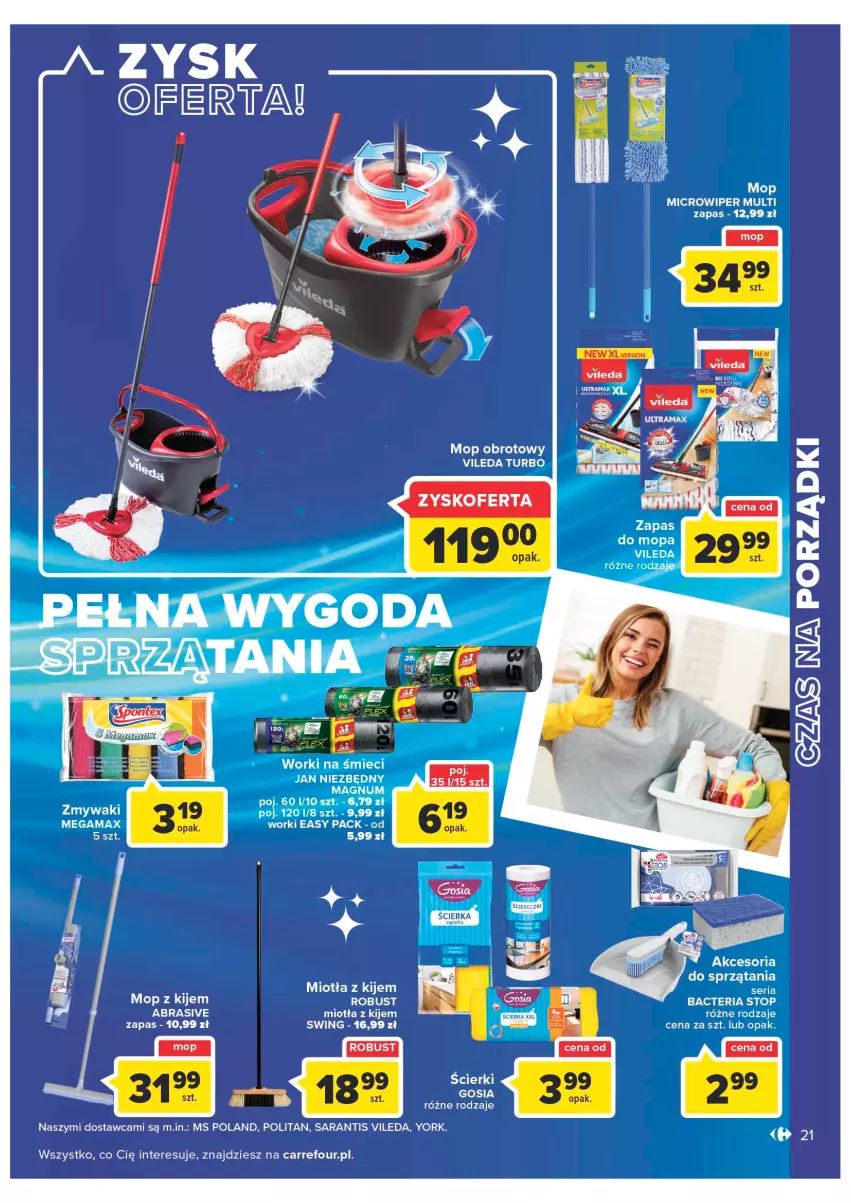 Gazetka promocyjna Carrefour - Gazetka Carrefour - ważna 08.11 do 19.11.2022 - strona 23 - produkty: Vileda