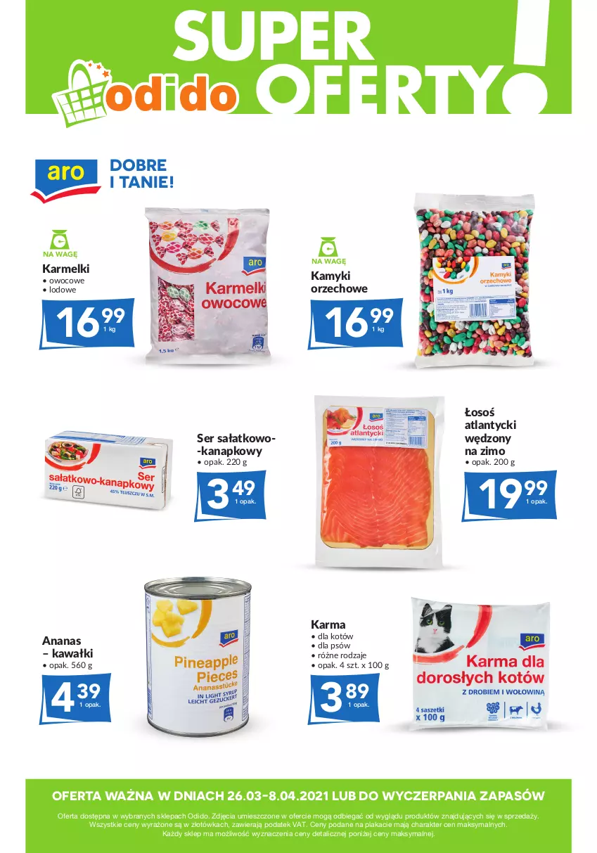 Gazetka promocyjna Odido - Super oferty! - ważna 26.03 do 08.04.2021 - strona 1 - produkty: Ananas, Kawa, Sałat, Ser, Ser sałatkowo-kanapkowy