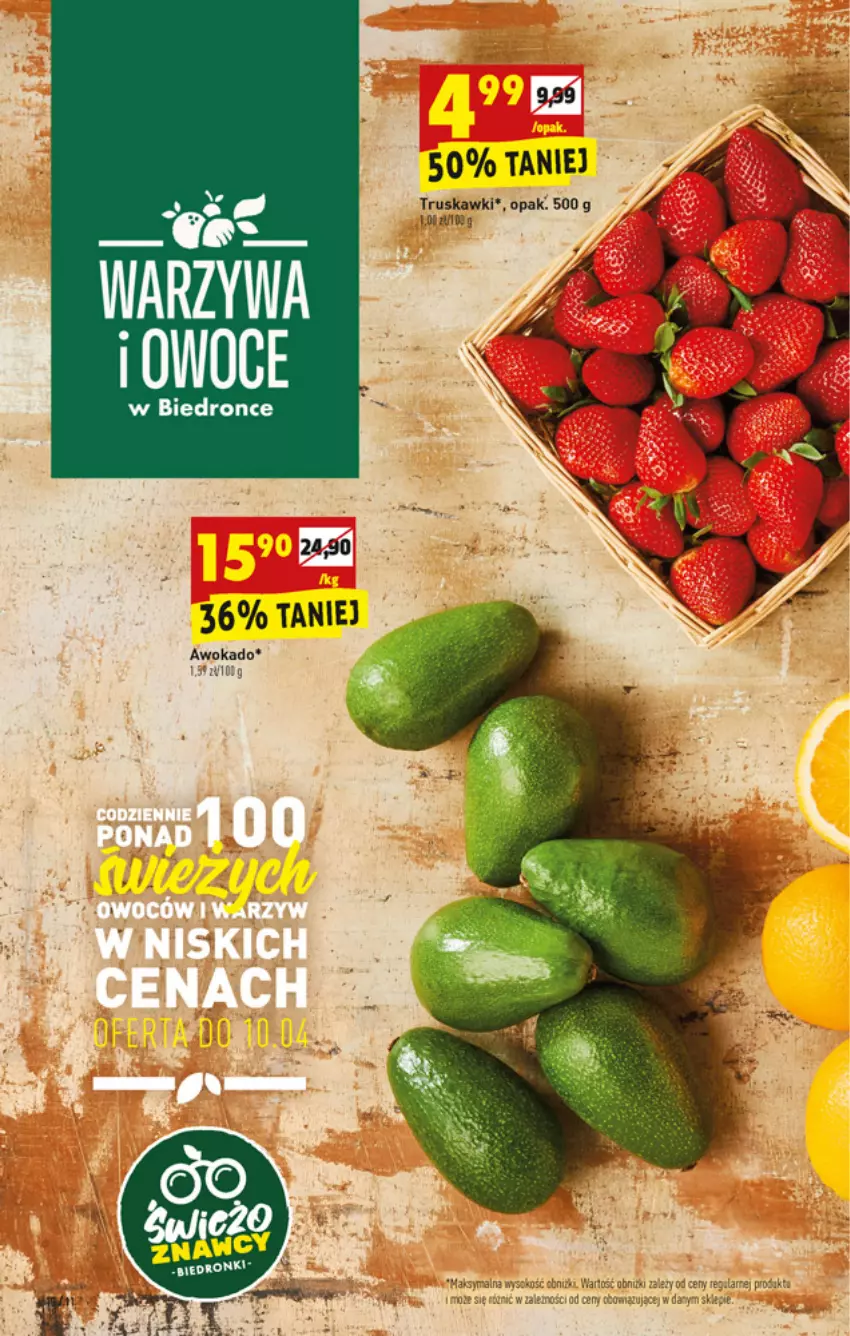 Gazetka promocyjna Biedronka - W tym tygodniu - ważna 08.04 do 14.04.2021 - strona 10 - produkty: Dron, Truskawki, Warzywa