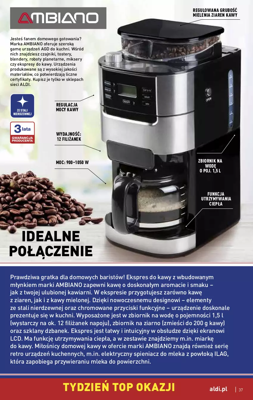 Gazetka promocyjna Aldi - Pełny katalog - ważna 20.02 do 25.02.2023 - strona 37 - produkty: Blender, Czajnik, Dzbanek, Fa, Gra, Mikser, Robot, Ser, Sok, Top, Toster