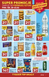 Gazetka promocyjna Aldi - Pełny katalog - Gazetka - ważna od 25.02 do 25.02.2023 - strona 7 - produkty: Piwa, Piwo, Piec, Lubella, Dawtona, Top, Sok, Mus, Gra, Hot dog, Schogetten, Hot dog snack, Bell, Kawa, Chrupki, Bagietka, Lipton, Pieczywo chrupkie, Smoothie, Pieczywo, Bagietka czosnkowa, Lorenz, Woda mineralna, Mocca Fix Gold, E. Wedel, Bella, Monster Munch, Woseba, Woda, Herbata, Cisowianka, Lech Premium, Herbata owocowa, Hortex, Baryłki