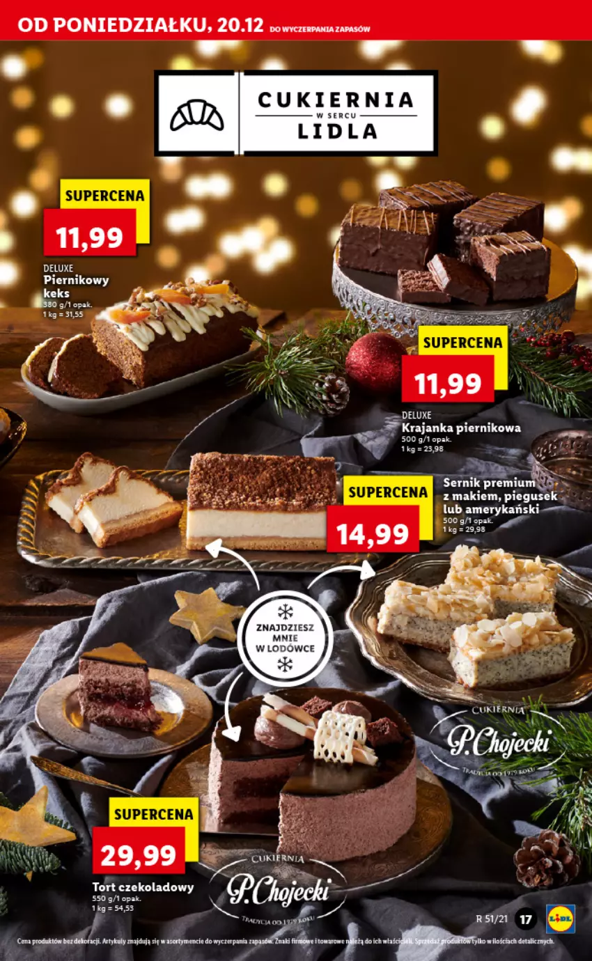 Gazetka promocyjna Lidl - GAZETKA - ważna 20.12 do 24.12.2021 - strona 17 - produkty: Cukier, Piernik