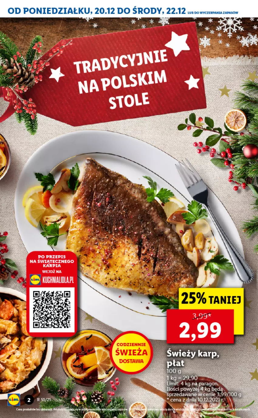 Gazetka promocyjna Lidl - GAZETKA - ważna 20.12 do 24.12.2021 - strona 2 - produkty: Fa