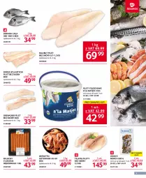 Gazetka promocyjna Selgros - Oferta gastronomiczna - Gazetka - ważna od 31.05 do 31.05.2023 - strona 3 - produkty: Halibut, Sos, Grenadier, Tilapia, Owoce morza, Krewetki, Owoce, Dorsz