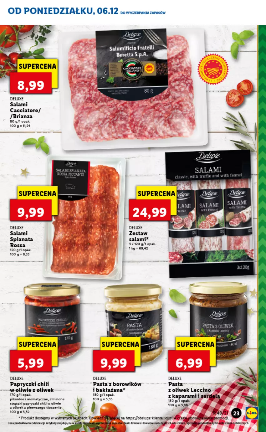 Gazetka promocyjna Lidl - GAZETKA - ważna 06.12 do 08.12.2021 - strona 23 - produkty: Fa, Salami