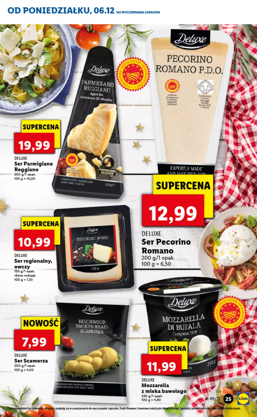 Gazetka promocyjna Lidl - GAZETKA - ważna 06.12 do 08.12.2021 - strona 25 - produkty: LEGO, Mozzarella, Pecorino, Scamorza, Ser