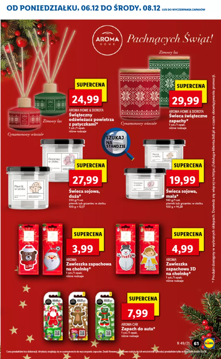 Gazetka promocyjna Lidl - GAZETKA - ważna 06.12 do 08.12.2021 - strona 61 - produkty: Kosz, Piernik