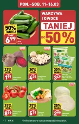 Gazetka promocyjna Aldi - Pełna oferta - Gazetka - ważna od 16.03 do 16.03.2024 - strona 2 - produkty: Piec, Warzywa, Warzywa i owoce, Sałat, Buraki, Pieczarki krojone, Owoce, Pomidory