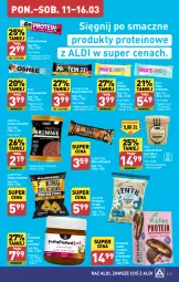 Gazetka promocyjna Aldi - Pełna oferta - Gazetka - ważna od 16.03 do 16.03.2024 - strona 29 - produkty: Ciastka, Chipsy, Wafelek, Chrupki, Lody, Krem orzechowy, Oshee, Baton