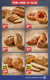 Gazetka promocyjna Aldi - Pełna oferta - Gazetka - ważna od 16.03 do 16.03.2024 - strona 5 - produkty: Croissant, Chleb wieloziarnisty, Bułka wieloziarnista, Chleb, Bułka