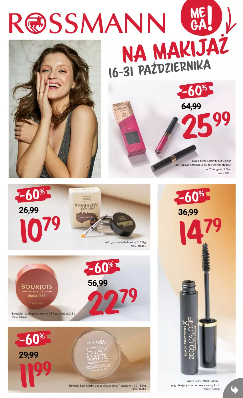 Gazetka promocyjna Rossmann - 16 październik - ważna 16.10 do 31.10.2021 - strona 1 - produkty: Fa, Max Factor