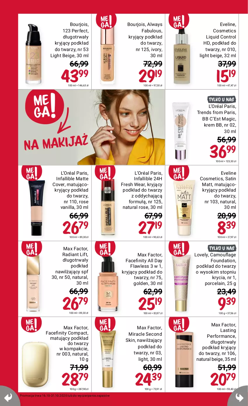 Gazetka promocyjna Rossmann - 16 październik - ważna 16.10 do 31.10.2021 - strona 6 - produkty: Bourjois, Makijaż