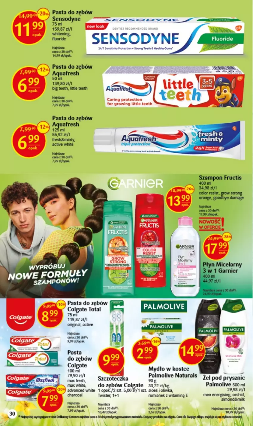 Gazetka promocyjna Delikatesy Centrum - Wielkanoc 22.03-08.04 - ważna 22.03 do 08.04.2023 - strona 30 - produkty: Aquafresh, Colgate, Colgate Total, Gin, LG, Mydło, Palmolive, Pasta do zębów, Rum, Sensodyne, Szczoteczka