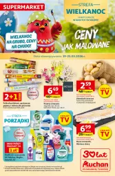 Gazetka promocyjna Auchan - Gazetka 30 Lat Supermarket Auchan - Gazetka - ważna od 25.03 do 25.03.2026 - strona 1 - produkty: Piec, Por, Gra, Papier, Ziemniaki, Bukiet, Dorsz, Fa
