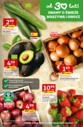 Gazetka promocyjna Auchan - Gazetka 30 Lat Supermarket Auchan - Gazetka - ważna od 25.03 do 25.03.2026 - strona 3 - produkty: Cebula, Warzywa, Truskawki, Ogórek, Warzywa i owoce, Owoce, Jabłka, Fa