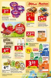Gazetka promocyjna Auchan - Gazetka 30 Lat Supermarket Auchan - Gazetka - ważna od 25.03 do 25.03.2026 - strona 5 - produkty: Piernik, Twaróg, Smakija, Croissant, Ozdoba, Krajanka śledziowa, Krewetki, Fanta, Finuu, Mleko, Fa