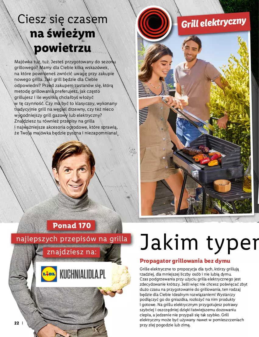 Gazetka promocyjna Lidl - KATALOG OGRÓD - ważna 25.04 do 12.06.2022 - strona 22 - produkty: Grill, Grill gazowy, Węgiel drzewny