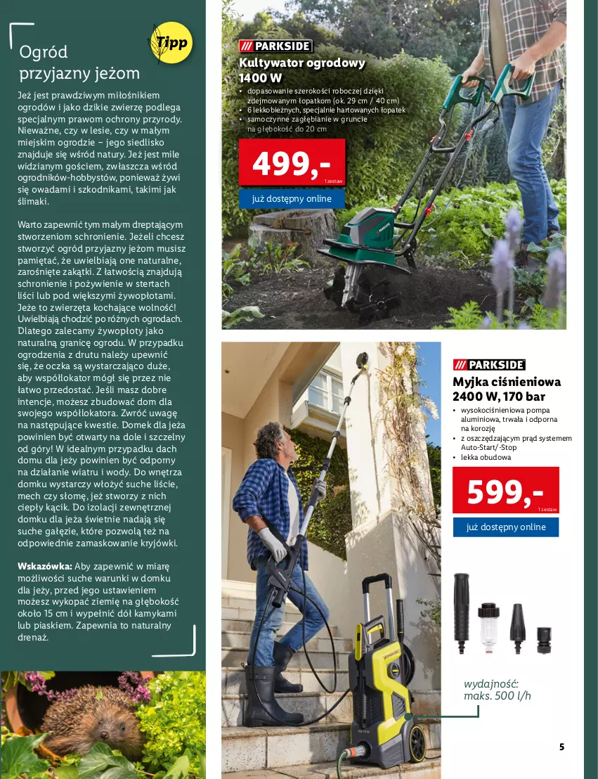 Gazetka promocyjna Lidl - KATALOG OGRÓD - ważna 25.04 do 12.06.2022 - strona 5 - produkty: Gra, Hobby, Koc, Mięta, Mus, Myjka ciśnieniowa, Ogród, Por, Sok, Top, Zwierzęta