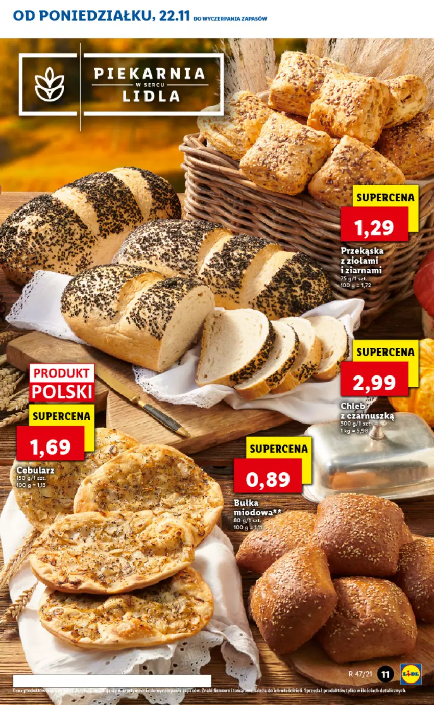 Gazetka promocyjna Lidl - GAZETKA - ważna 22.11 do 24.11.2021 - strona 11 - produkty: Ser