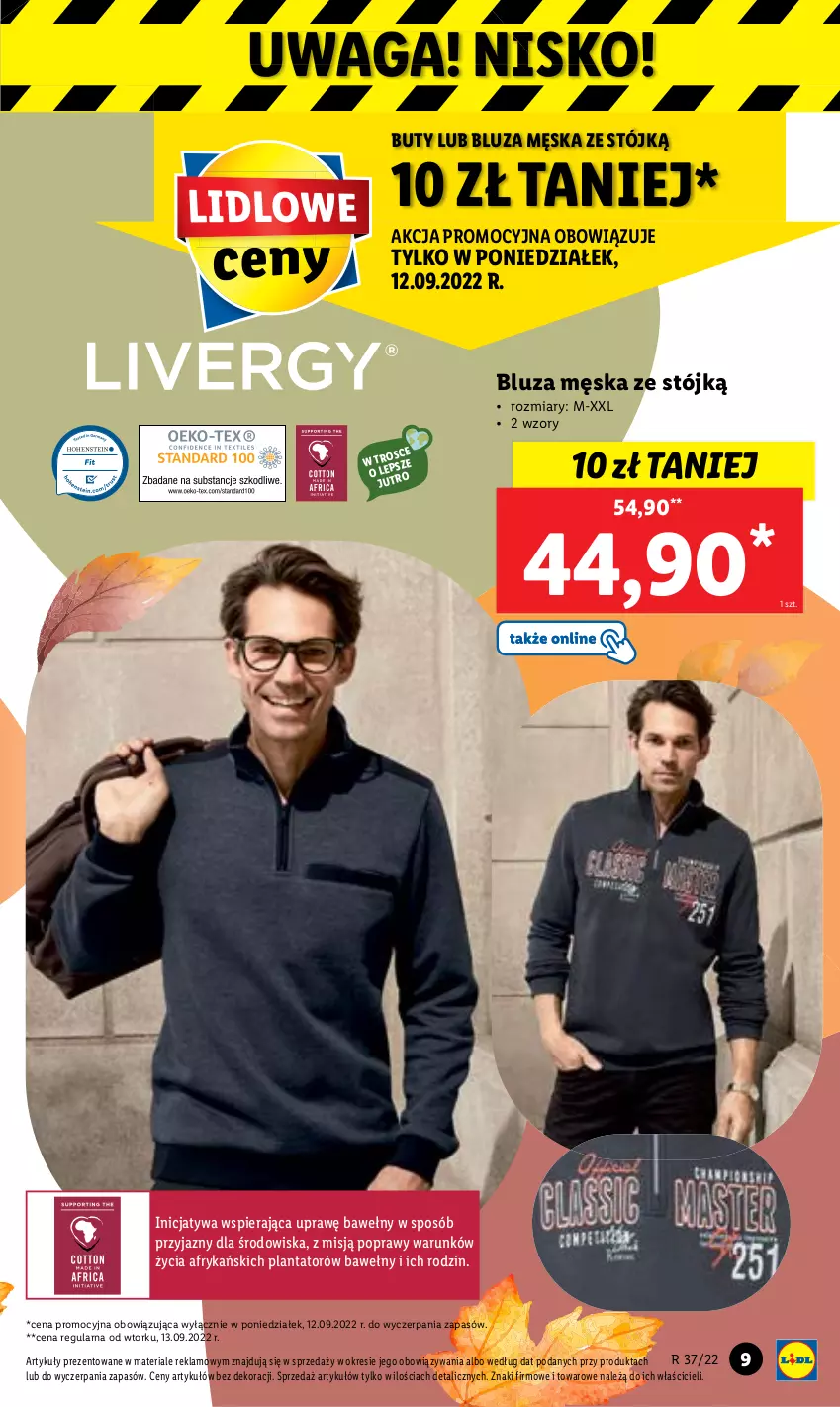 Gazetka promocyjna Lidl - GAZETKA - ważna 12.09 do 17.09.2022 - strona 9 - produkty: Bluza, Waga