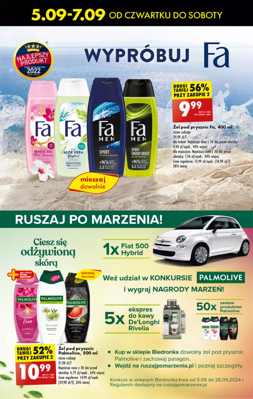 Gazetka promocyjna Biedronka - Od czwartku - ważna 05.09 do 11.09.2024 - strona 65 - produkty: Aloe vera, Dron, Fa, Gin, Gra, Palmolive, Por