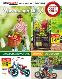 Gazetka promocyjna Intermarche - Gazetka Intermarche - Gazetka - ważna od 26.04 do 26.04.2023 - strona 1 - produkty: Storczyk, Rower, Nawóz, Rowerek