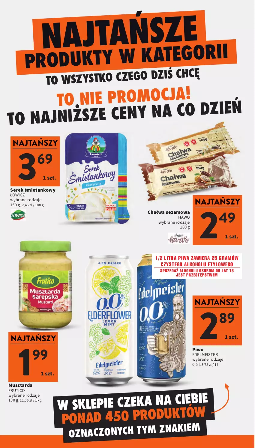 Gazetka promocyjna Intermarche - Gazetka Intermarche - ważna 28.05 do 02.06.2026 - strona 26 - produkty: Chałwa, Gra, Mus, Musztarda, Piwa, Piwo, Ser, Serek, Sezam
