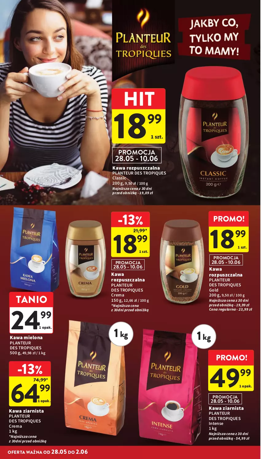 Gazetka promocyjna Intermarche - Gazetka Intermarche - ważna 28.05 do 02.06.2026 - strona 36 - produkty: Kawa, Kawa mielona, Kawa rozpuszczalna, Kawa ziarnista