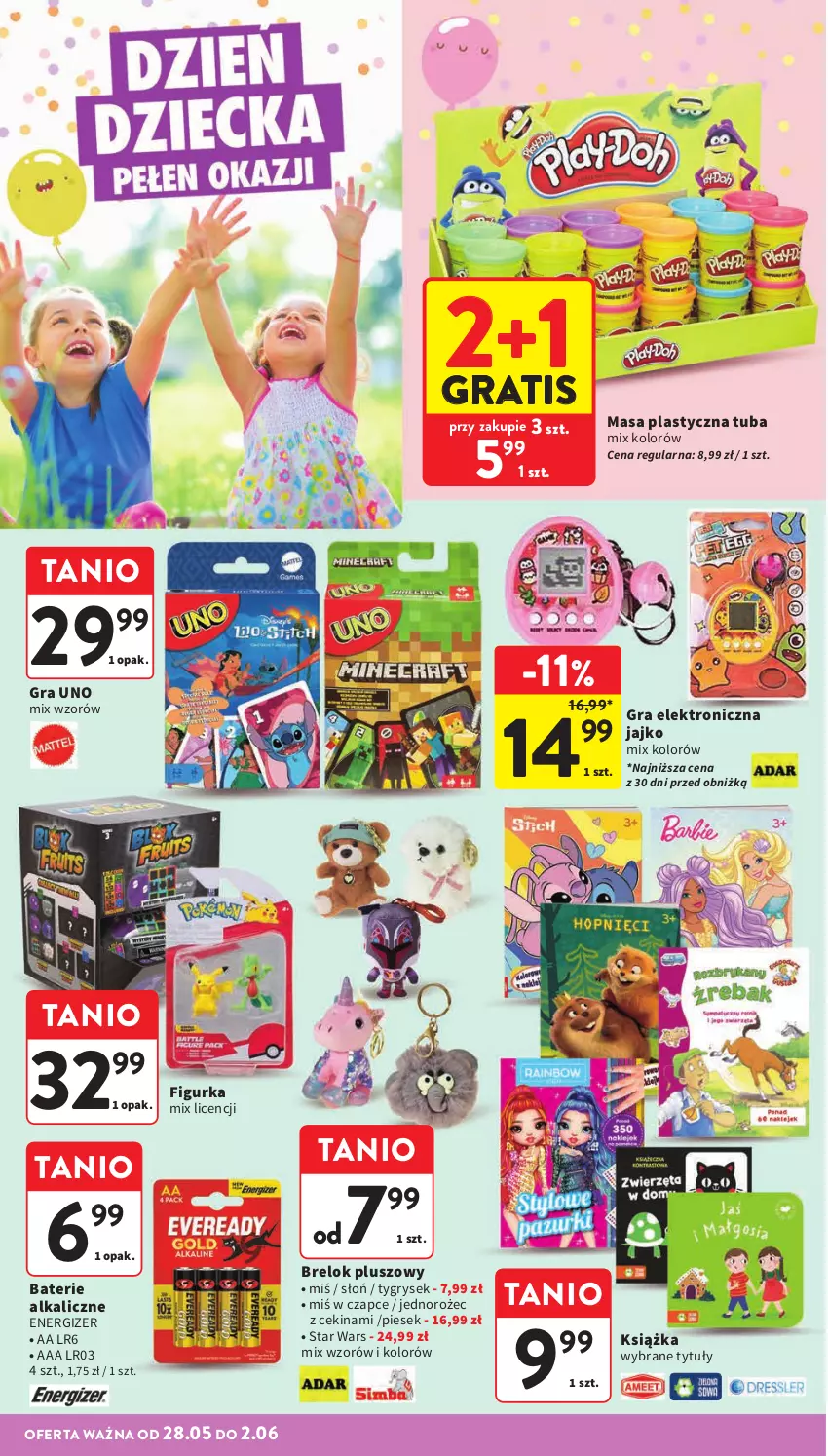 Gazetka promocyjna Intermarche - Gazetka Intermarche - ważna 28.05 do 02.06.2026 - strona 4 - produkty: Baterie alkaliczne, Energizer, Gra, Gry, Jednorożec, Książka, Star Wars