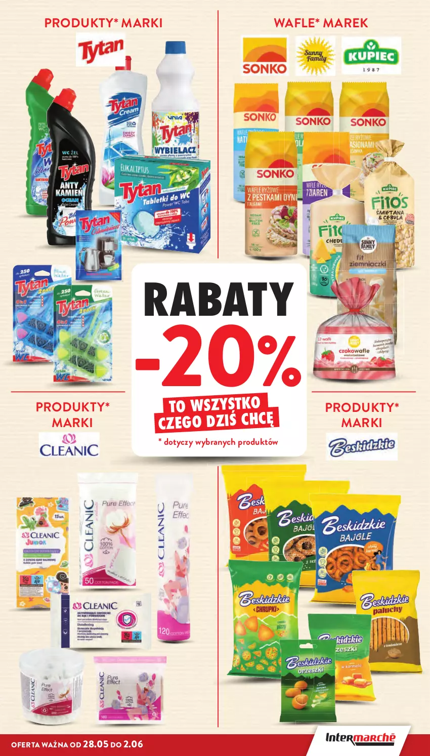 Gazetka promocyjna Intermarche - Gazetka Intermarche - ważna 28.05 do 02.06.2026 - strona 45 - produkty: Wafle