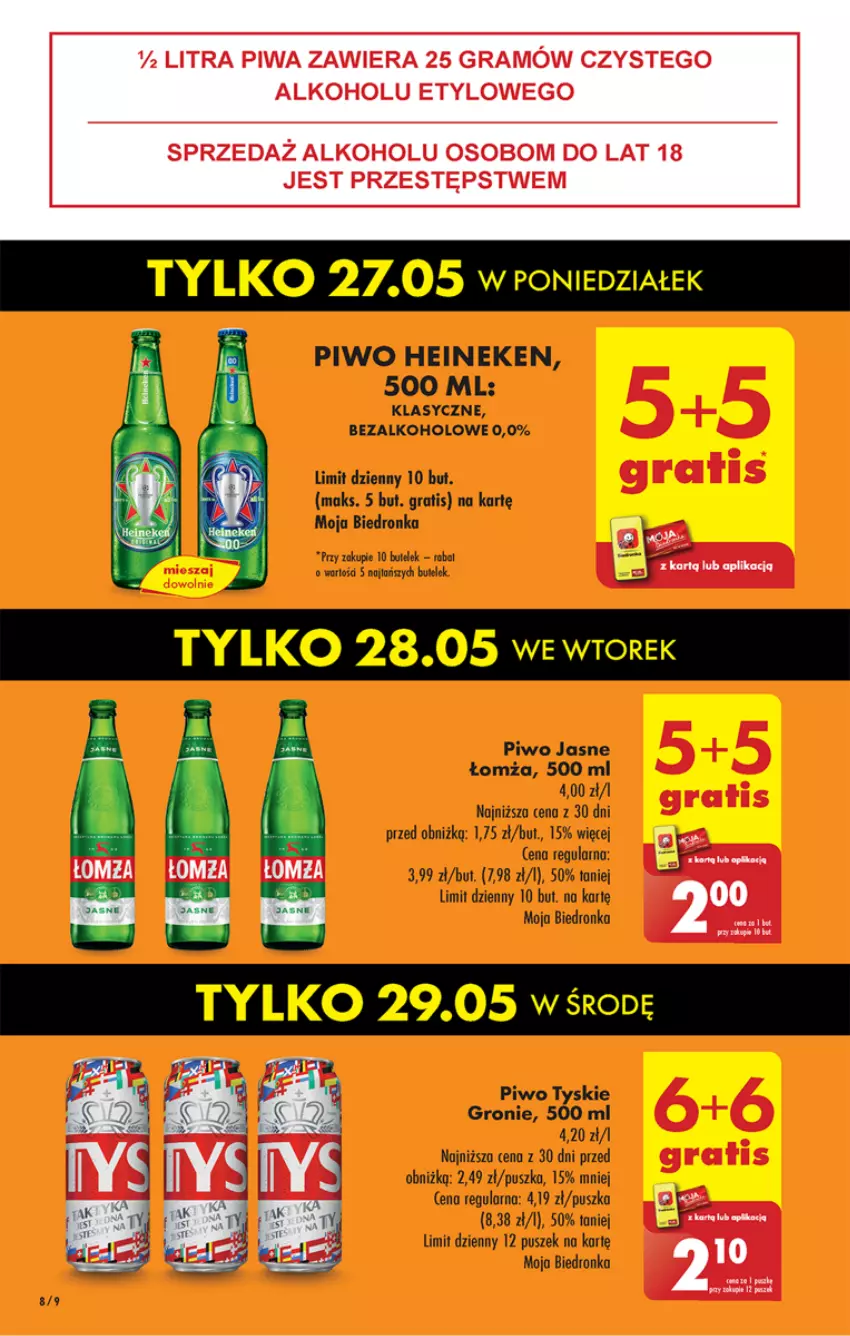 Gazetka promocyjna Biedronka - Od poniedzialku - ważna 27.05 do 01.06.2024 - strona 10 - produkty: Dron, Gra, Heineken, Piwo, Piwo jasne, Tyskie