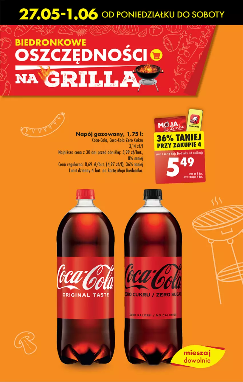 Gazetka promocyjna Biedronka - Od poniedzialku - ważna 27.05 do 01.06.2024 - strona 11 - produkty: Coca-Cola, Dron, Napój