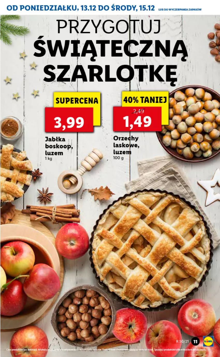 Gazetka promocyjna Lidl - GAZETKA - ważna 13.12 do 15.12.2021 - strona 11 - produkty: Jabłka